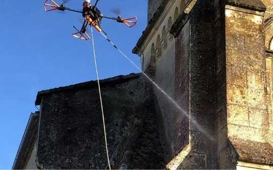 Nettoyage Drone Eglise